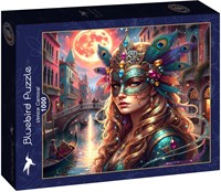 Bluebird Puzzle puzzle Carnaval de Venise 1000 pièces coloré-2
