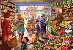 Bluebird Puzzle puzzle Village Greengrocer - 1000 pièces