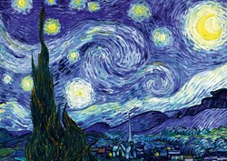 Bluebird Puzzle puzzle d'art Vincent Van Gogh - La Nuit étoilée 2000 pièces