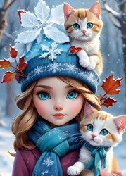 Bluebird Puzzle puzzle Winter Walk - puzzle 300 pièces