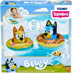 Tomy jouet de bain Bluey figurines flottantes 2-pack multicolore
