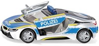 Siku BMW i8 voiture de police - voiture jouet 1:50 avec portes ouvrantes