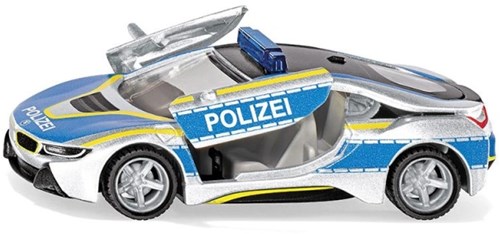 Siku BMW i8 voiture de police - voiture jouet 1:50 avec portes ouvrantes