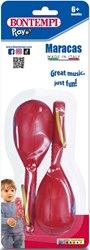 Bontempi maracas instrument de musique rouge - idéal pour enfants et plaisir musical