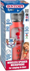 Bontempi micro karaoké sans fil - haut-parleur pour chanter en duo