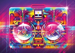 Yazz puzzle Boombox - puzzle 1000 pièces thème musique