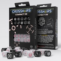 Q-Workshop set de dés D6 noir perle compact 20 pièces