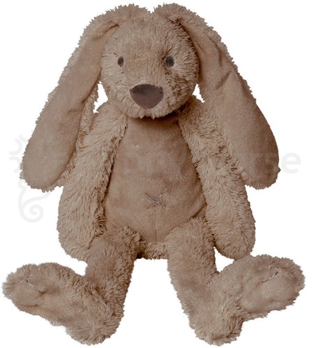 Happy Horse peluche lapin Richie marron - doudou doux 38cm