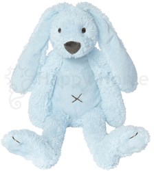 Happy Horse peluche Lapin Richie bleu - doudou ultra doux en peluche