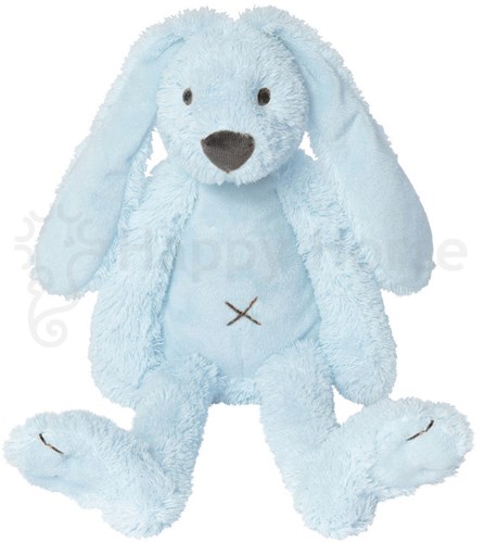 Happy Horse peluche Lapin Richie bleu petit - doudou en peluche douce