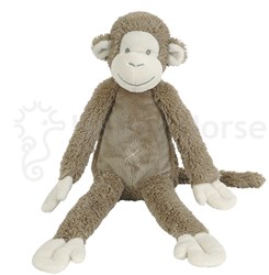 Happy Horse peluche singe Mickey 32 cm - jouet en peluche brun