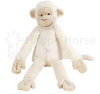 Happy Horse peluche singe Mickey - ivoire blanc - 43 cm - doudou
