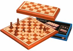 Cassette d'échecs Philos Belgrad Field 40 mm, hauteur roi 76 mm