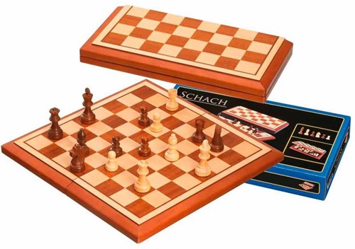 Cassette d'échecs Philos Belgrad Field 40 mm, hauteur roi 76 mm
