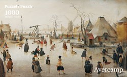 Puzzelman puzzle plaisir de la glace - Hendrick Averkamp Mauritshuis 1000 pièces