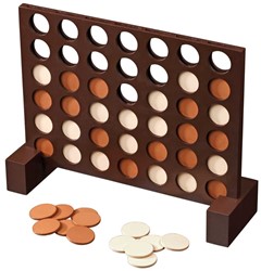 Philos jeu en bois Puissance 4 - jeu de stratégie classique pour enfants