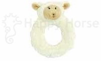 Happy Horse hochet Lammy - jouet bébé en peluche - 13 cm