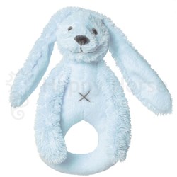 Happy Horse hochet bleu Lapin Richie - jouet bébé en peluche