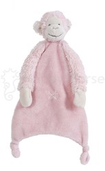 Happy Horse doudou singe Mickey rose - 28 cm cadeau bébé