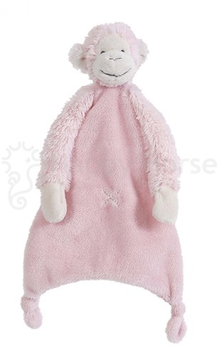 Happy Horse doudou singe Mickey rose - 28 cm cadeau bébé