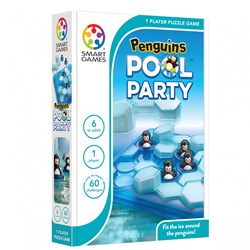 Smart Games jeu de puzzle Penguins Pool Party - 60 défis - jouet éducatif