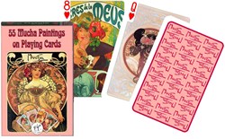Cartes à jouer Piatnik Mucha - Single Deck