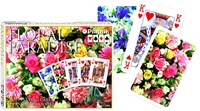 Cartes à jouer Piatnik Floral Paradise Pink - Double Deck