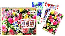 Cartes à jouer Piatnik Floral Paradise Pink - Double Deck