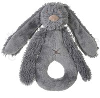 Happy Horse hochet Lapin Richie gris foncé - cadeau bébé