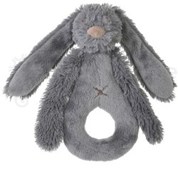 Happy Horse hochet Lapin Richie gris foncé - cadeau bébé
