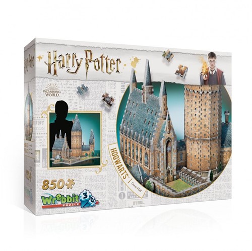 Wrebbit 3D Harry Potter Hogwarts Great Hall 850 pcs puzzle en 3D