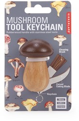 Kikkerland Outil de nettoyage des champignons sur porte-clés