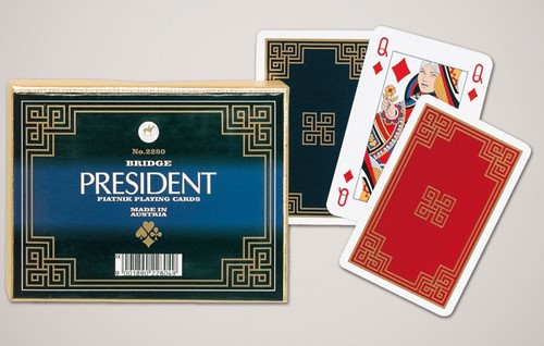 Cartes à jouer Piatnik President - Double Deck