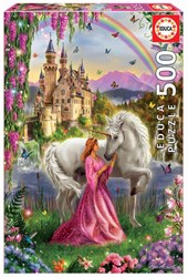 Educa puzzle fée et licorne 500 pièces jouet magique