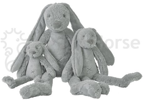Happy Horse Peluche gris Lapin Richie grand