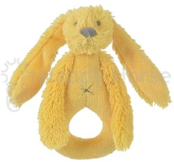 Happy Horse hochet jaune Lapin Richie - jouet bébé en peluche