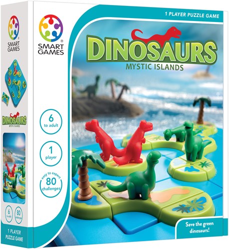 Smart Games Dinosaurs Mystic Islands - jeu de réflexion dinosaure jouet