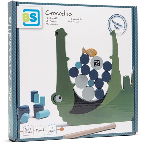 BS Toys Jeu en bois Crocodile (21 pièces)