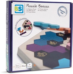 BS Toys Jeu de puzzle en bois Beezzz (43 pièces)