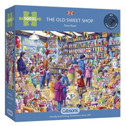 Boosterbox puzzle The Old Sweet Shop - puzzle 500XL pièces nostalgie