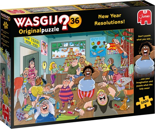 Jumbo puzzle Wasgij Original 36 - Bonnes intentions cartoon 1000 pièces