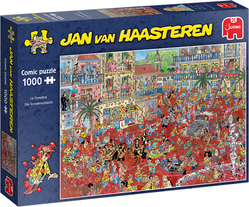 Casse-tête Jumbo Jan van Haasteren La Tomatina - 1000 pièces