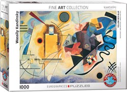 Eurographics puzzle art Kandinsky jaune rouge bleu 1000 pièces