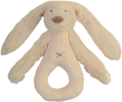 Happy Horse hochet Rabbit Richie beige - 18 cm cadeau bébé