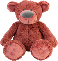 Happy Horse ours en peluche Bobbie 40cm - Couleur rouille - Ours doux