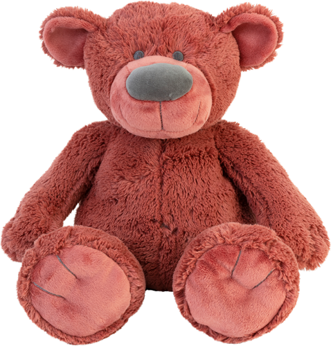 Happy Horse ours en peluche Bobbie 40cm - Couleur rouille - Ours doux