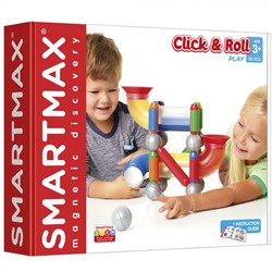 Smartmax jouet de construction magnétique Click & Roll set de construction coloré