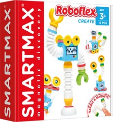 Smartmax jouet de construction magnétique Roboflex - robot flexible à construire
