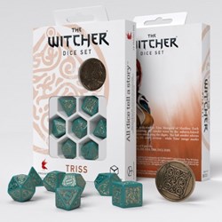 Q-Workshop The Witcher Dice Set - Triss - The Beautiful Healer (7 pièces + pièce)