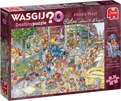 Casse-tête Jumbo Wasgij Retro Destiny 6 - Jeu pour enfants - 1000 pièces